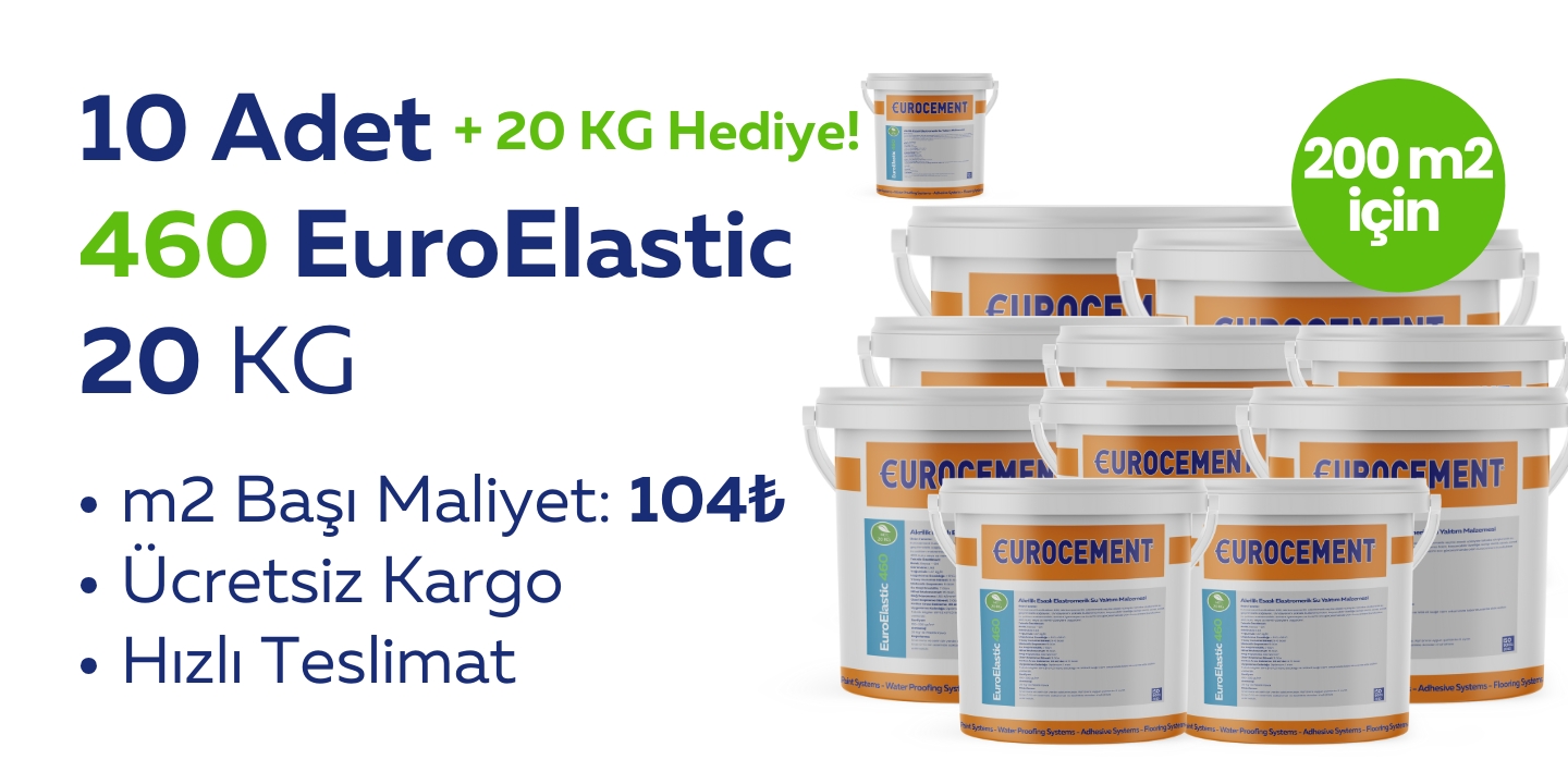 8 adet 460 EuroElastic 20 KG + 10 KG Hediye
